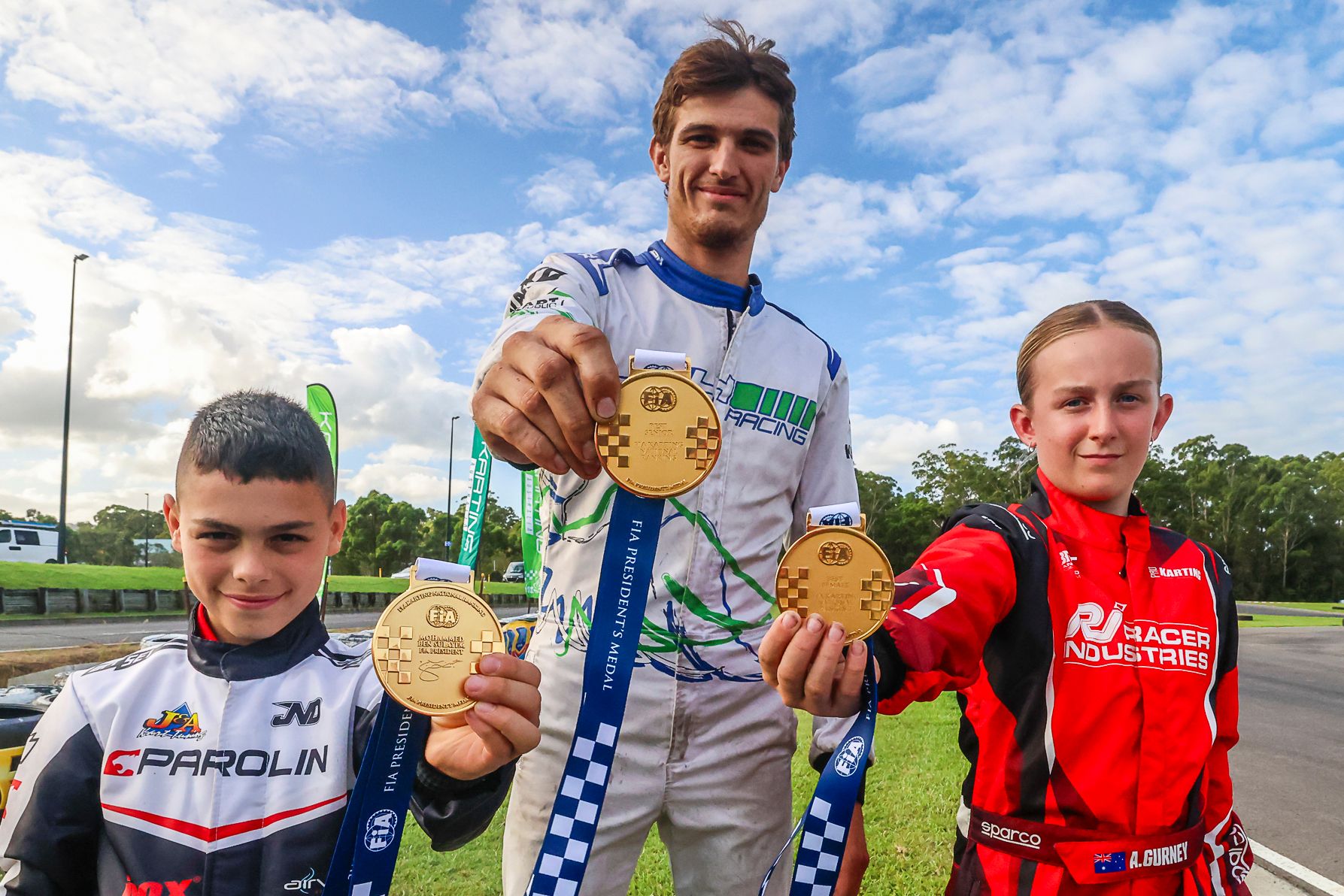 AUSTRALIAN KARTERS AWARDED FIA PRESIDENT’S MEDAL